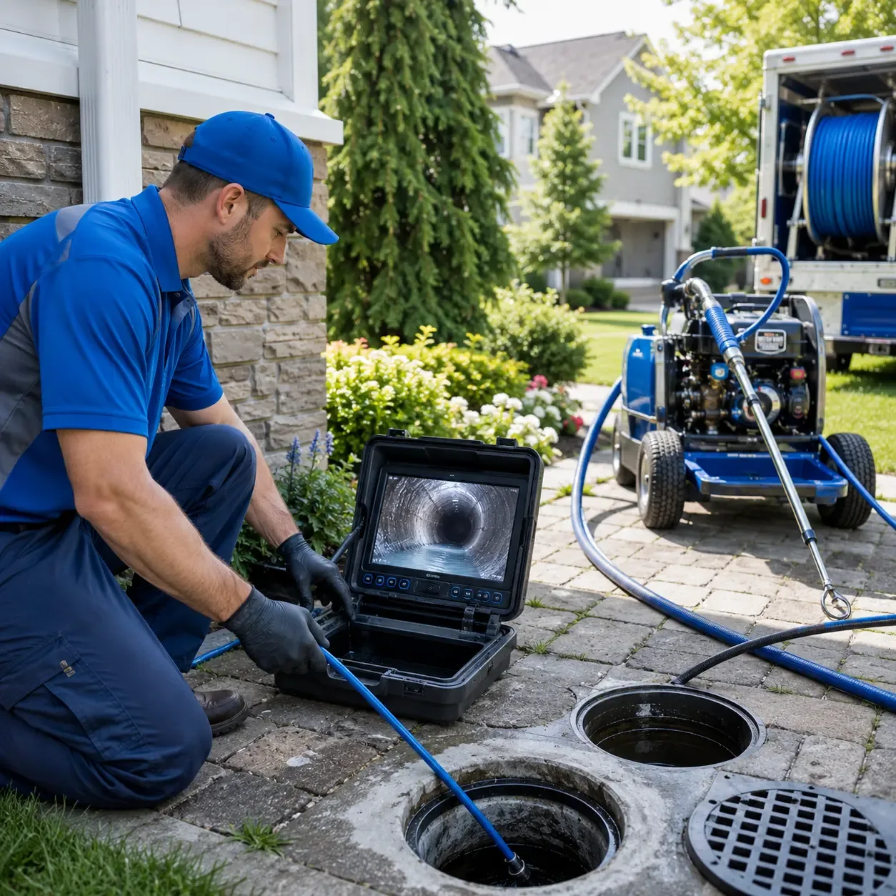 Outdoor drain cleaning professionals serving Benton, TN